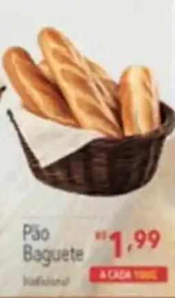 Supermercados Condor Pão baguete tradicional oferta