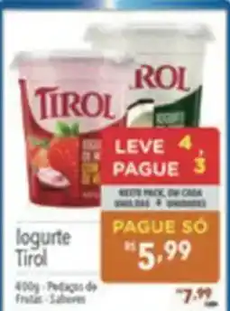 Supermercados Condor logurte tirol oferta