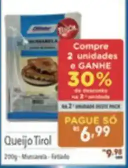 Supermercados Condor Queijo Tirol oferta