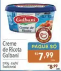 Supermercados Condor Creme de Ricota Galbani oferta