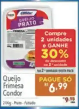 Supermercados Condor Queijo Prato oferta