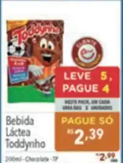 Supermercados Condor Bebida Láctea Toddynho oferta