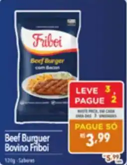 Supermercados Condor Beef Burger com Bacon oferta