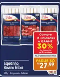 Supermercados Condor Espetinho Bovino Friboi oferta