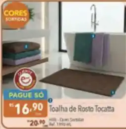 Supermercados Condor Toalha de Rosto Tocatta oferta