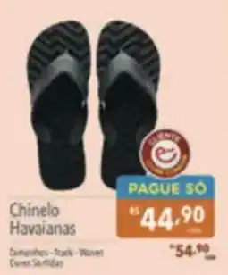 Supermercados Condor Chinelo havaianas oferta