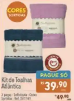 Supermercados Condor Kit de Toalhas Atlântica oferta