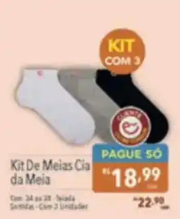 Supermercados Condor Kit de meias cia da meia oferta