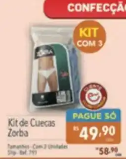 Supermercados Condor Kit de Cuecas Zorba oferta