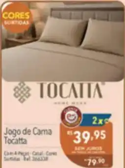 Supermercados Condor Jogo de Cama Tocatta oferta