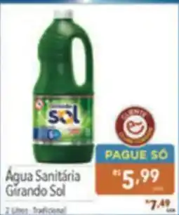Supermercados Condor Água Sanitária Girando Sol oferta