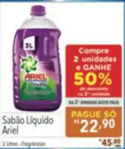 Supermercados Condor Sabão Líquido Ariel oferta