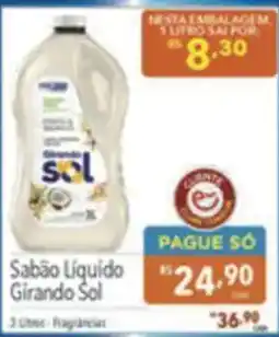 Supermercados Condor Sabão Líquido Girando Sol oferta
