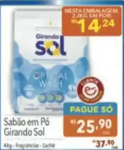 Supermercados Condor Sabão em Pó Girando Sol oferta