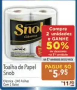 Supermercados Condor Toalha de Papel Snob oferta