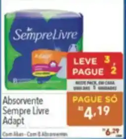 Supermercados Condor Absorvente Sempre Livre Adapt oferta