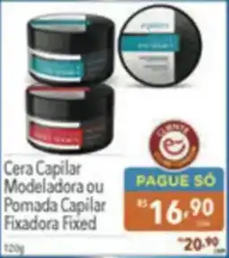 Supermercados Condor Cera Capilar Modeladora ou Pomada Capilar Fixadora Fixed oferta