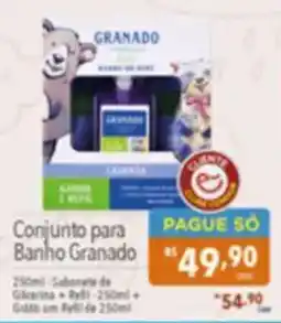 Supermercados Condor Conjunto para Banho Granado oferta