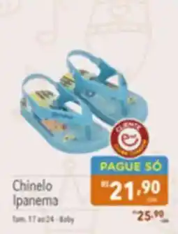 Supermercados Condor Chinelo Ipanema oferta
