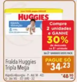 Supermercados Condor Fralda huggies tripla mega oferta