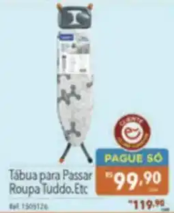 Supermercados Condor Tábua para Passar Roupa Tuddo.Etc oferta
