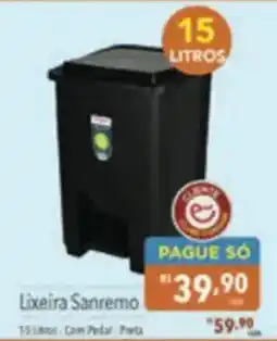 Supermercados Condor Lixeira Sanremo oferta