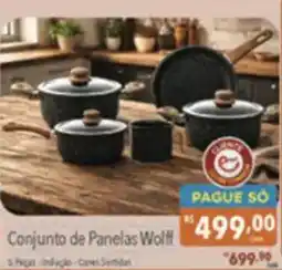 Supermercados Condor Conjunto de Panelas Wolff oferta