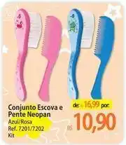 Atacadão Conjunto escova e pente neopan oferta