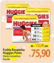 Atacadão Huggies - fralda roupinha pants oferta
