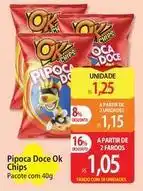 Atacadão Oca - pipoca doce ok chips oferta