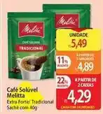 Atacadão Melitta - café solúvel oferta