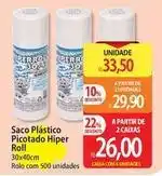 Atacadão Hiper - saco plástico picotado hiper roll oferta