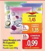 Atacadão Espumil - lava roupas em pó oferta
