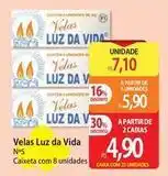 Atacadão Luz - velas luz da vida oferta