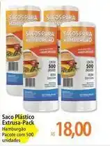 Atacadão Pacote - saco plástico extrus-pack oferta