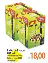 Atacadão Lux - palito de bambu fiat oferta