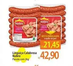 Nobre - linguiça calabresa