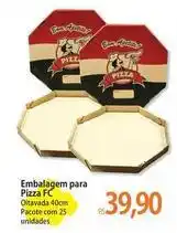 Atacadão Fc - embalagem para pizza fc oferta