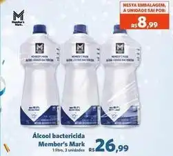 Sam's Club Member's mark - álcool bactericida oferta