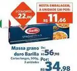 Sam's Club Barilla - massa grano duro oferta