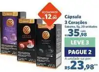 Sam's Club 3 corações - cápsula oferta
