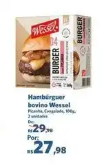 Sam's Club Wessel - hambúrguer bovino oferta