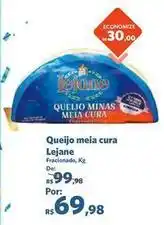 Sam's Club Minas - queijo meia cura oferta