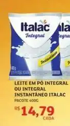 Assaí Atacadista Italac - leite em po integral ou integral instataneo oferta