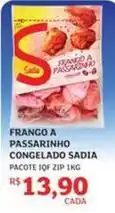 Assaí Atacadista Sadia - frango a passarinho congelado oferta