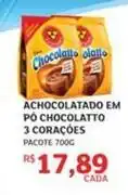 Assaí Atacadista 3 corações - achocolatado em pó chocolatto oferta