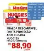 Assaí Atacadista Huggies - fralda descartável pants proteção acolchoada oferta