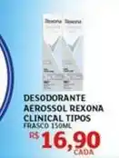 Assaí Atacadista Rexona - desodorante aerossol clinical tipos oferta