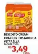 Assaí Atacadista Vitarella - biscoito cream cracker tostadinha oferta