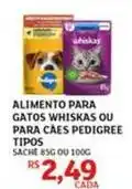 Assaí Atacadista Whiskas - alimento para gatos ou para caes oferta